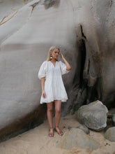 Load image into Gallery viewer, Harmony Mini Dress in White