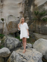 Load image into Gallery viewer, Harmony Mini Dress in White