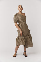 Load image into Gallery viewer, Eleanor One Shoulder Midi