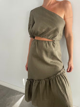 Load image into Gallery viewer, Eleanor One Shoulder Midi