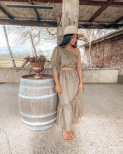 Load image into Gallery viewer, Eleanor One Shoulder Midi