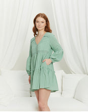 Load image into Gallery viewer, Toral Mini Dress in Mint