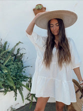 Load image into Gallery viewer, Harmony Mini Dress in White