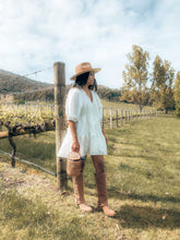 Load image into Gallery viewer, Harmony Mini Dress in White