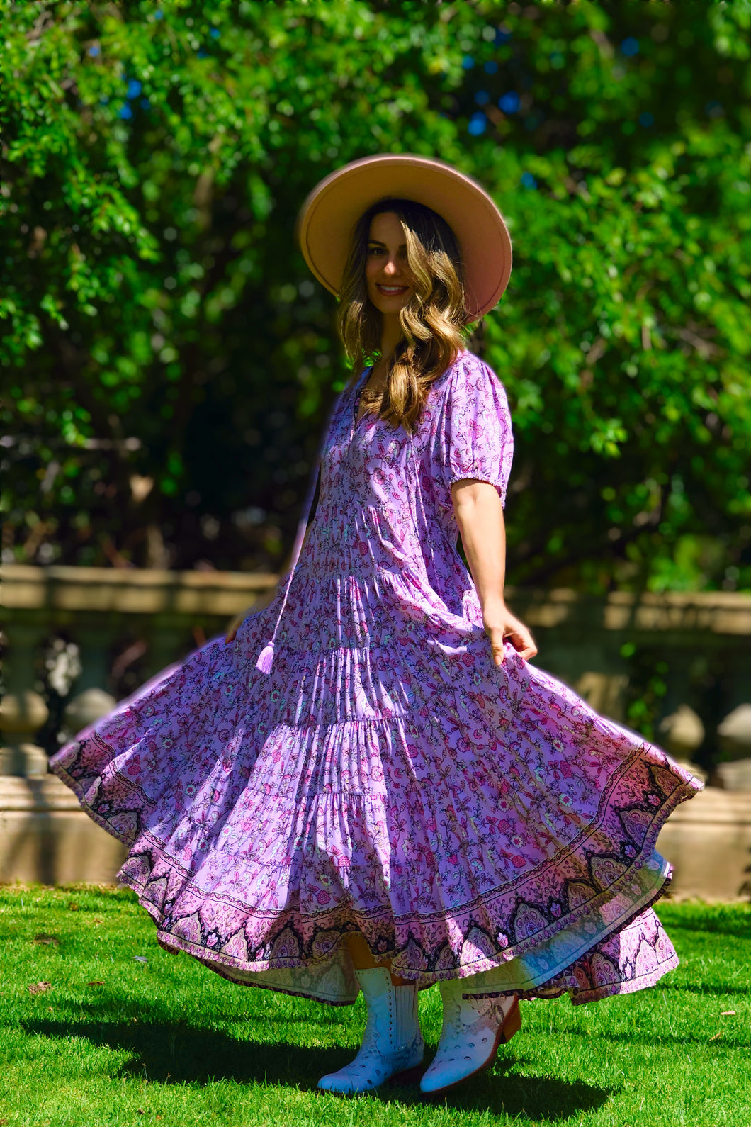 Harlee Maxi Dress in Cherry Blossom