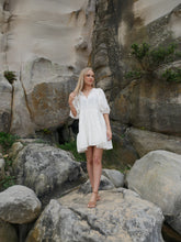 Load image into Gallery viewer, Harmony Mini Dress in White
