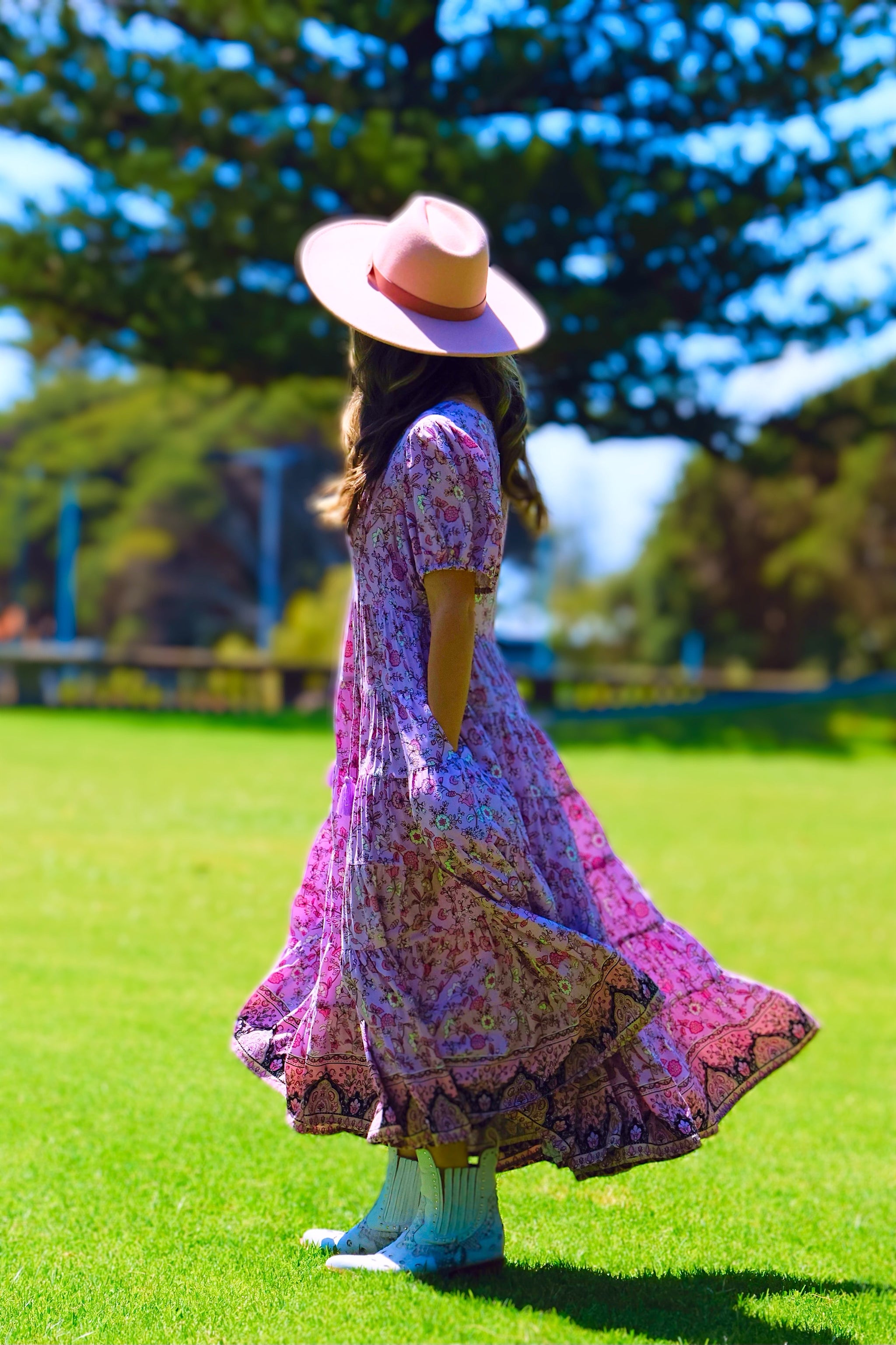 harlee maxi dress Harlee Maxi Dress in Cherry Blossom – The Karma Label