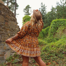 Load image into Gallery viewer, Jane Mini Dress in Flametree
