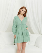 Load image into Gallery viewer, Toral Mini Dress in Mint
