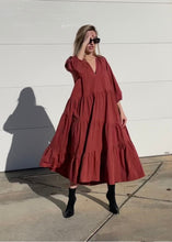 Load image into Gallery viewer, Merlot Midi Dress
