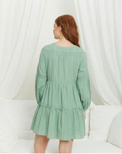 Load image into Gallery viewer, Toral Mini Dress in Mint
